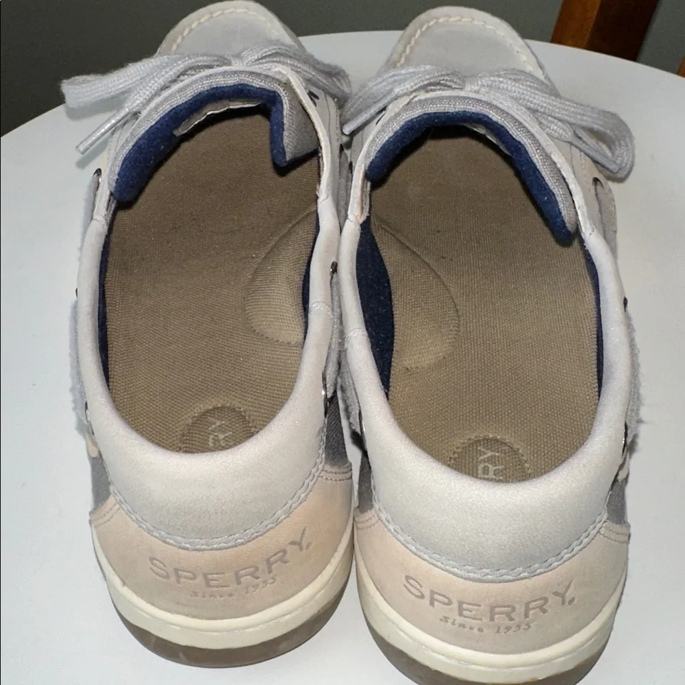 Sperry STS 83598 Women's Boat Shoe Leather size 10 Bluefish 2-Eye Boat Shoe